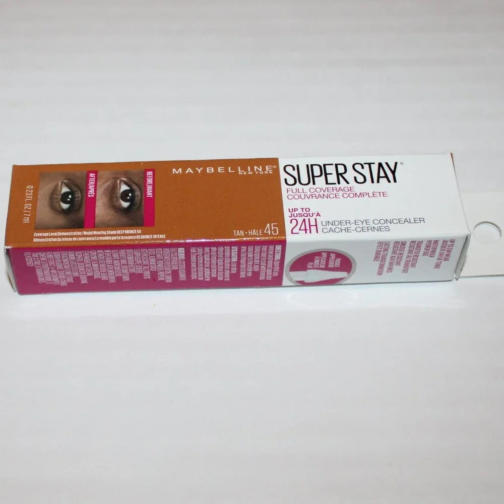 Maybelline Super Stay Full Coverage Under Eye Concealer – 45 Tan New Package